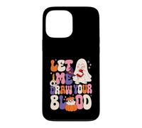 Let Me Draw Your Blood Nurse Cute Retro Ghost Case for iPhone 13 Pro Max