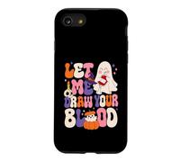 Let Me Draw Your Blood Nurse Cute Retro Ghost Case for iPhone SE (2020) / 7/8