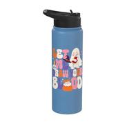 Let Me Draw Your Blood Nurse Cute Retro Ghost Stainless Steel Insulated Water Bottle