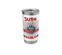 Let Me Drop Everything Work Place Humor Coworker Funny Work Stainless Steel Insulated Tumbler