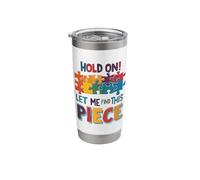 Let Me Find This Piece Jigsaw Puzzle Humor Stainless Steel Insulated Tumbler