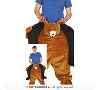 Let Me Go Bear Piggyback Bear Costume With Legs Funny Novelty Fancy Dress