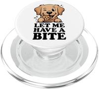 Let Me Have A Bite - Funny Golden Retriever Cookie Lover PopSockets PopGrip for MagSafe