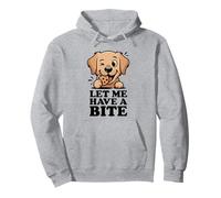 Let Me Have A Bite - Funny Golden Retriever Cookie Lover Pullover Hoodie