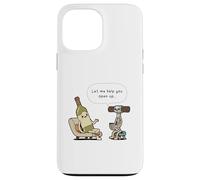 Let Me Help You Open Up Funny Corkscrew Pun Cartoon Art Case for iPhone 13 Pro Max