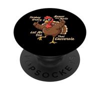 Let Me See That Casserole - Thanksgiving Day Fall Holiday PopSockets Adhesive PopGrip