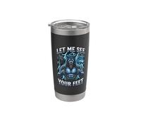 Let Me See Your Feet Alpha Wolf Ironic Meme Stainless Steel Insulated Tumbler