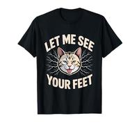 Let Me See Your Feet Cat Meme Y2K Bootleg T-Shirt