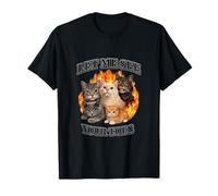 Let Me See Your Feet Funny Cat Gen Z Meme Cringe Brainrot T-Shirt