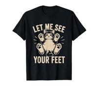 Let Me See Your Feet Value Graphic T-Shirt, Men, Black, XL