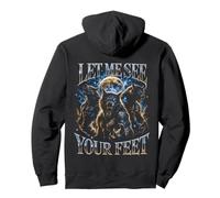 Let Me See Your Feet Wolf Pack Full Moon Bootleg Pullover Hoodie