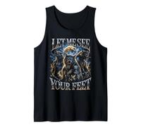 Let Me See Your Feet Wolf Pack Full Moon Bootleg Tank Top