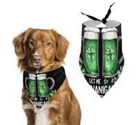 Let Me Shenanigans Begin Pet Bandana Dogs Triangle Scarf Cats Handkerchief Puppy Costume