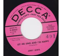Let Me Sing And I'm Happy/It All Depends On You (VG+ DJ 45 rpm)