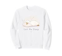 Let Me Sleep Tired Goose Sleep Funny Goose Pajama Sweatshirt