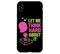 Let Me Think Hard About It, Retro Arcade, Thinking Mode Now Case for iPhone XS Max