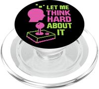 Let Me Think Hard About It, Retro Arcade, Thinking Mode Now PopSockets PopGrip for MagSafe