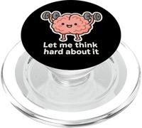 Let Me Think Hard About It, Thinking in Progress, Gym Humor PopSockets PopGrip for MagSafe