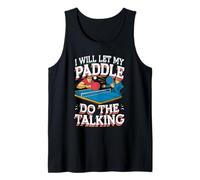 Let My Paddle Do The Talking Ping Pong Tank Top