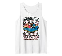 Let My Paddle Do The Talking Ping Pong Tank Top