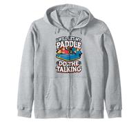 Let My Paddle Do the Talking Ping Pong Zip Hoodie