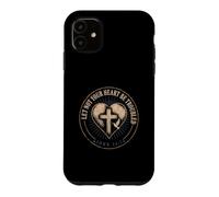 Let Not Your Heart Be Troubled John 14:1 Christian Faith Case for iPhone 11
