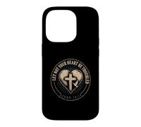 Let Not Your Heart Be Troubled John 14:1 Christian Faith Case for iPhone 14 Pro