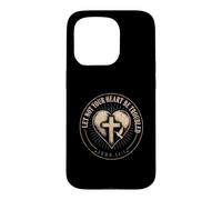 Let Not Your Heart Be Troubled John 14:1 Christian Faith Case for iPhone 15 Pro