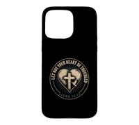 Let Not Your Heart Be Troubled John 14:1 Christian Faith Case for iPhone 15 Pro Max