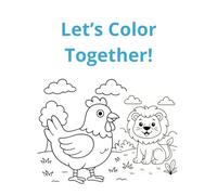 Let’s Color Together!: big fun coloring book for kids