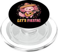 Let’s Fiesta! Adorable Axolotl Mariachi Cinco De Mayo PopSockets PopGrip for MagSafe