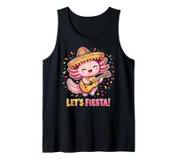 Let’s Fiesta! Adorable Axolotl Mariachi Cinco De Mayo Tank Top
