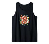 Let’s Get Lit Funny Christmas Party Holiday Lights Design Tank Top