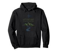 Let’s Get Lost in the Right Direction Top Minimalist Hiking Pullover Hoodie