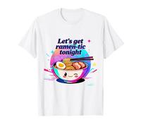 Let’s Get Ramen tic Tonight Cute Kawaii Ramen Bowl Pun T-Shirt
