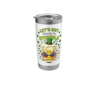 Let’s Get Ready to Stumble Beta Fish Party St. Patrick’s Day Stainless Steel Insulated Tumbler