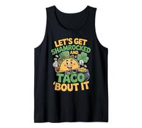 Let’s Get Shamrocked and Taco Bout It Funny St Patrick's Day Tank Top