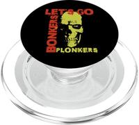 "Let’s Go Bonker's Plonkers" s Crazy Skull Halloween & Frat PopSockets PopGrip for MagSafe