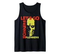 Let’s Go Bonker's Plonkers s Crazy Skull Halloween & Frat Tank Top
