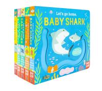 Let’s Go Home Series 5 Books Collection Set (Baby Shark, Baby T-Rex, Baby Tiger, Baby Puppy, Baby Lion)
