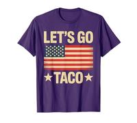 Let’s Go Taco 4th of July America Funny Always Chickens Out T-Shirt