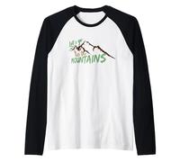 Let’s Go to The Mountains Raglan Baseball Tee