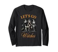 Let’s Go Witches Glam Coven Walk Womens Halloween Top Long Sleeve T-Shirt
