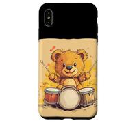 Let’s Jam with this Rocking Teddy Bear on Drums Case for iPhone XS Max