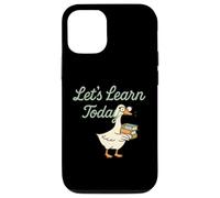 Let’s Learn Today Funny Goose Teacher Back to School Case for iPhone 12/12 Pro