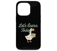 Let’s Learn Today Funny Goose Teacher Back to School Case for iPhone 13 Pro