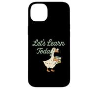 Let’s Learn Today Funny Goose Teacher Back to School Case for iPhone 14 Plus