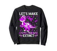 Let’s Make Cystic Fibrosis Extinct Dinosaur Awareness Sweatshirt