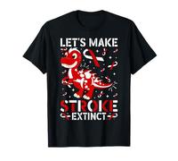 Let’s Make Stroke Extinct Dinosaur Awareness T-Shirt