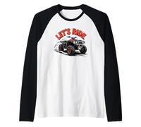Let’s Ride Off Road ATV UTV Adventure Graphic Design Raglan Baseball Tee